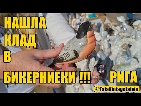 Видео: Самая большая барахолка Балтии. Купила редкую фигурку . Biķernieki lietu tirgotāva. Бикерниеки .