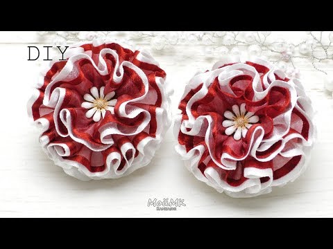 Видео: Пышные банты из органзы DIY Lush Organza Bows