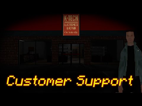 Видео: пробую хорроры из itch.io | Customer Support