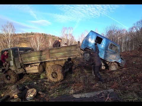 Видео: ГАЗ 66 Эвакуация ЛУАЗА OffRoad.