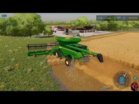 Видео: Жатва продолжается//Уборка Пшеницы//Farming Simulator 22