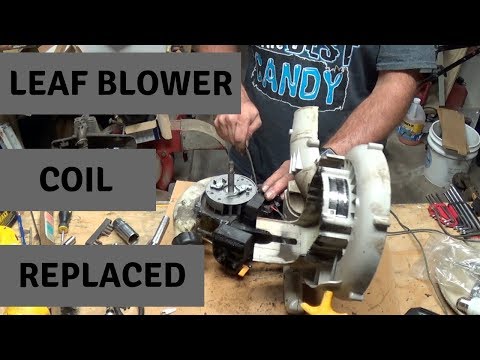 Видео: Замена катушки зажигания воздуходувки RYOBI