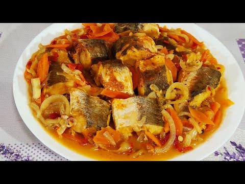 Видео: 🐟Хек на Овощной Подушке приготовленный в Мультиварке🔥