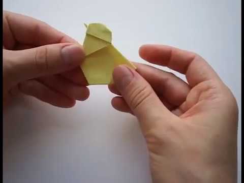 Видео: Как сделать Цыпленка из бумаги | Оригами Цыпленок | Поделка Цыпленок из бумаги | Origami Chick