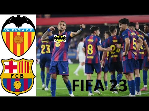 Видео: FIFA 23 Валенсия - Барселона (Карьера 4-ый тур)
