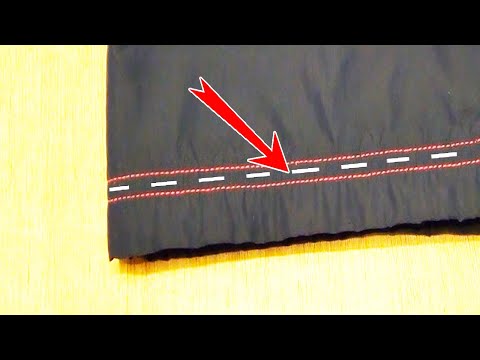 Видео: Переделка одежды. Как правильно укоротить утеплённые брюки.