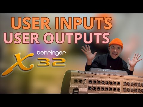 Видео: USER INPUT, USER OUT PATCH BEHRINGER X32. Назначение USER входов/выходов Behringer X32