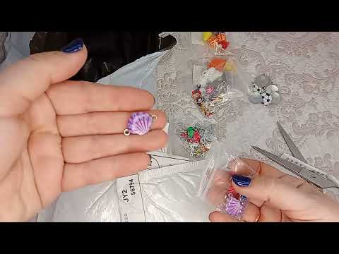 Видео: Распаковка! 🙆Приехали серединки для браслетов "Шамбала". 🎁🎁🎁