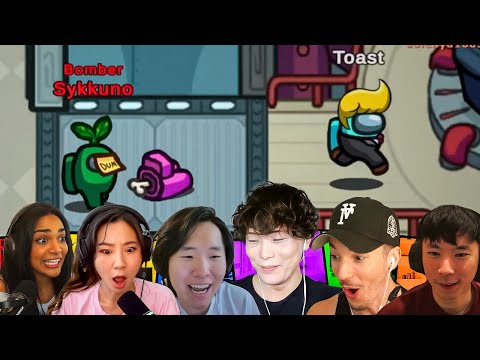 Видео: (MultiCam) Sykkuno IMPOSTER ROUND of CHAOS | Among Us | при участии Fuslie, Ellum, Toast
