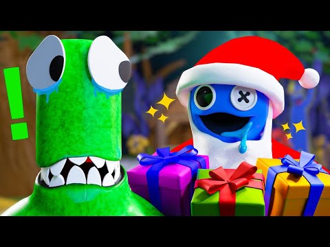 Видео: РАДУЖНЫЕ ДРУЗЬЯ - НОВОГОДНЕЕ ЧУДО! | Poppy Playtime/Rainbow Friends - Анимации на русском