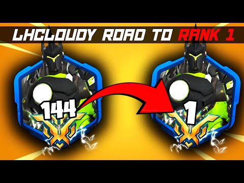 Видео: ЛУЧШИЙ Райнхардт поднимается на 1-й ранг – LHCloudy [Overwatch 2, 18-й сезон, топ-500]