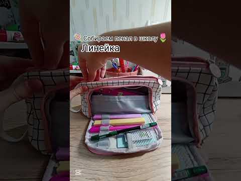 Видео: Собираем пенал в школу асмр🩷👻🌷☁️🐷🌸#врек #asmr #backtoschool #ideas 