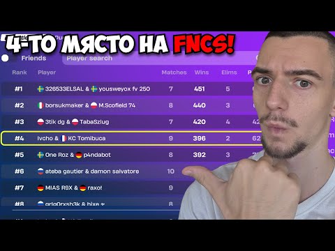 Видео: 4-ТО МЯСТО НА FNCS!