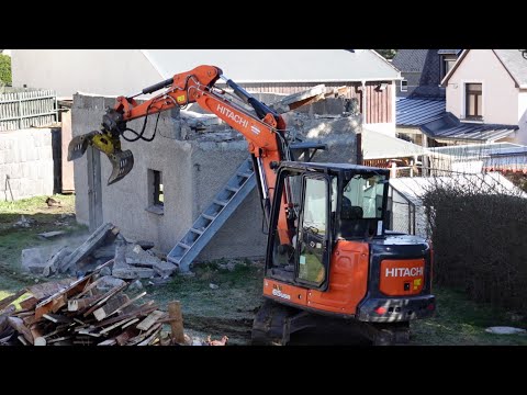 Видео: Снос старого дома в Германии. В шоке от цен!!