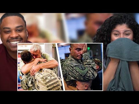 Видео: Самая эмоциональная реакция солдат, вернувшихся домой