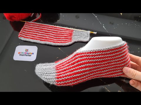 Видео: Вязание моделей женских пинеток двумя спицами Girls Beautiful SOCKS