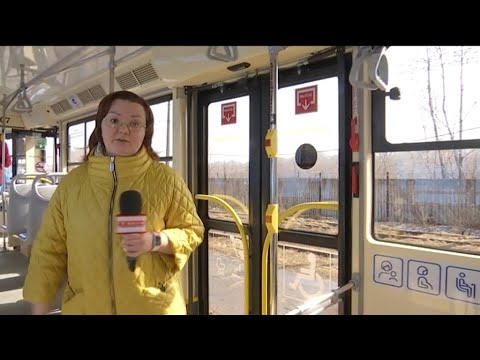 Видео: Новые трамваи в Новокузнецке.