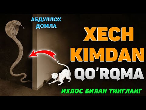 Видео: Қўрқув келган пайтда тингланг!|Абдуллох Домла 2025 |Abdulloh Domla 2025 |Ilmnuri 2025 #abdullohdomla