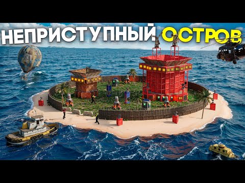 Видео: ОСТРОВ! ОНИ ПРЯТАЛИ РЕСУРСЫ ПОСРЕДИ ОКЕАНА в Раст / Rust