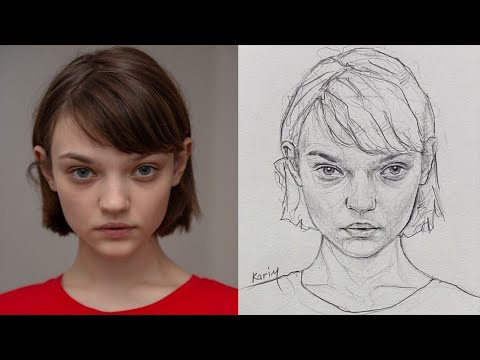 Видео: Научитесь рисовать портреты методом Лумиса | Простые и эффективные техники