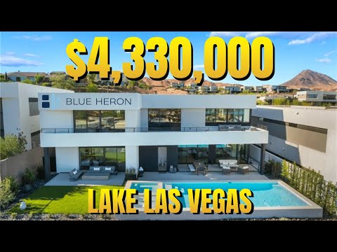 Видео: Экскурсия по роскошному дому Blue Heron стоимостью 4,3 млн долларов с видом на озеро, выставленно...
