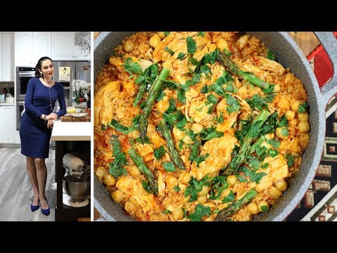 Видео: Плов Кашови с Нутом и Курицей - Армянская Кухня - Рецепт от Эгине - Heghineh Cooking Show