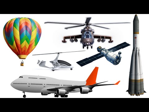 Видео: Воздушный транспорт: видео для детей.