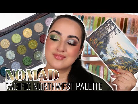 Видео: Я В ВОСХИТИТЕЛЬНОМ ДУХЕ! Палетка теней для век Pacific Northwest от Nomad Cosmetics! 🌲Обзор и 2 о...
