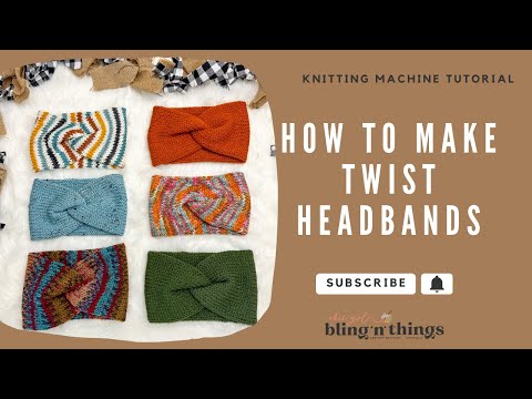 Видео: Как сделать витую повязку на кругловязальной машине Addi | Учебное пособие по работе на кругловяз...