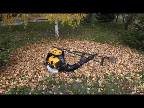 Видео: Воздуходувка Stiga SPB 375. Осенняя уборка листвы.