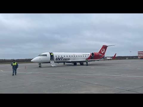 Видео: CRJ-200 | UVT aero | Рейс Казань - Петрозаводск