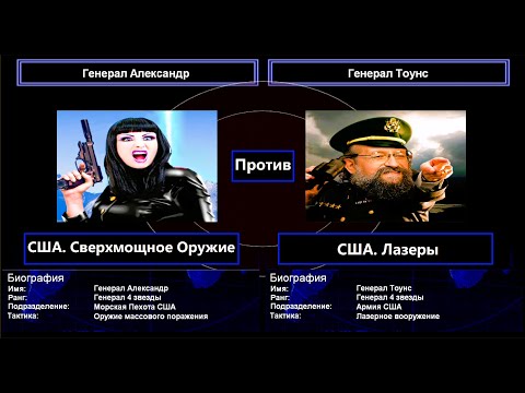 Видео: Generals Contra 007. Вызов супер генерала 6 (США. Сверхмощное Оружие vs США. Лазеры)