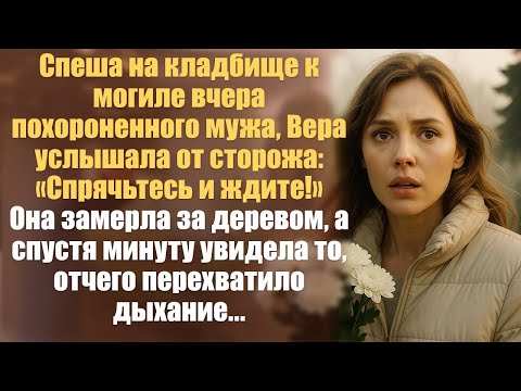 Видео: Спеша на кладбище к могиле вчера похороненного мужа, Вера услышала от сторожа: «Спрячьтесь и ждите».