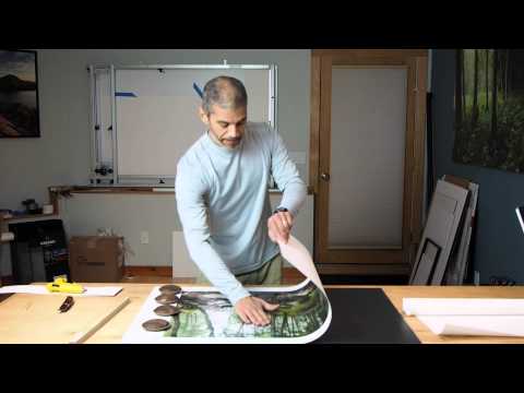 Видео: Монтаж отпечатков на доску Gatorfoam