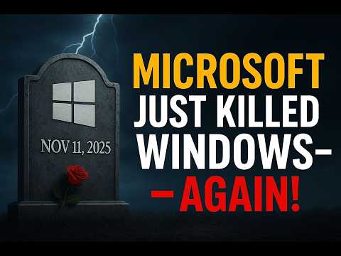 Видео: Microsoft только что убила Windows — снова!