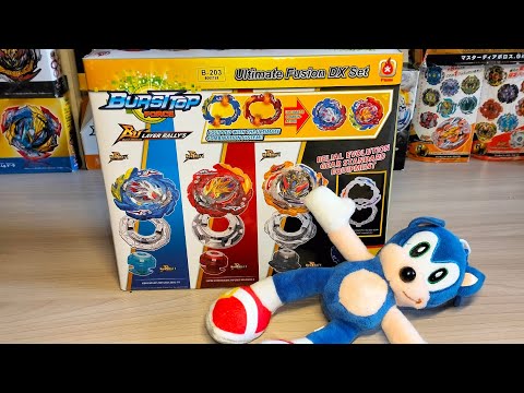 Видео: Набор с Гиперионом и Гелиосом от Flame/Начинаем собирать нового Белиала/Beyblade burst