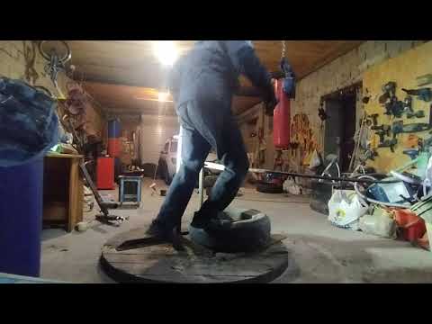 Видео: Шиномонтаж в домашних условиях, первый опыт.