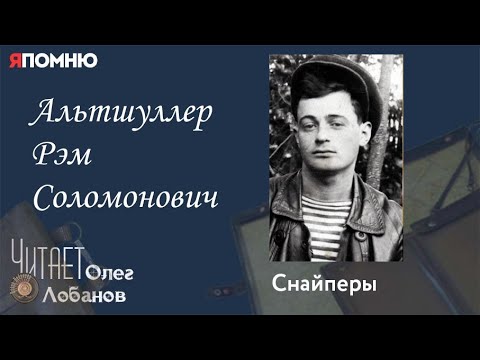 Видео: Альтшуллер Рэм Соломонович. Проект "Я помню" Артема Драбкина. Снайперы.