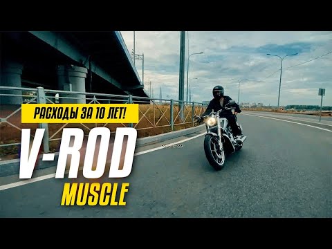 Видео: V-Rod Muscle. Harley - Davidson. Расходы на 10 летнюю эксплуатацию. Ви род масл. Мускул вечный.