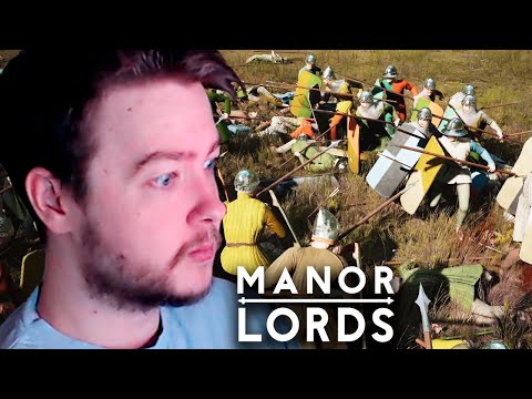 Видео: ПЕРВЫЕ СРАЖЕНИЯ НА МАКСИМАЛЬНОЙ СЛОЖНОСТИ | Manor Lords