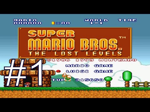 Видео: Прохождение SUPER MARIO BROS 2.: The Lost Levels на Русском #1 - Сложное Начало