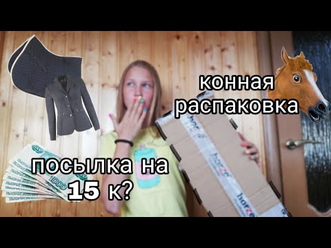 Видео: Распаковка конной амуниции//15 к на конный спорт?