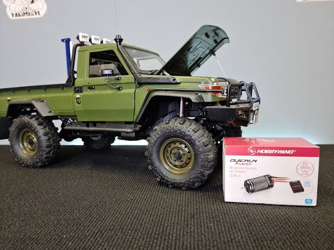 Видео: Rc Toyota Land Cruiser 70 на шасси traxxas trx4. Устанавливаем Hobbywing QuicRun Fusion