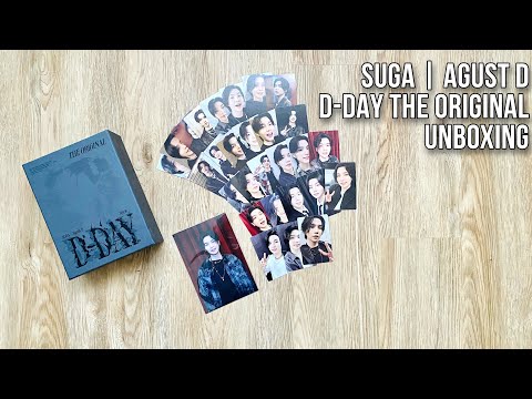 Видео: SUGA | AGUST D 'D-DAY THE ORIGINAL' (Weverse POB) Unboxing | Обзор | Распаковка | Анбоксинг