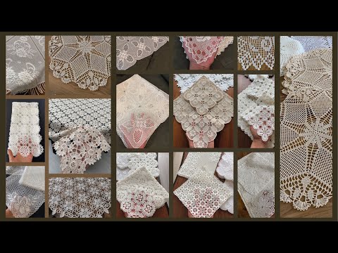 Видео: ВОСХИТИТЕЛЬНЫЕ🙌💕 МОДЕЛИ СКАТЕРТЕЙ ДЛЯ ЖУРНАЛЬНОГО СТОЛИКА, КОМПЛЕКТ ДЛЯ ГОСТИНОЙ, КРУЖЕВНЫЕ