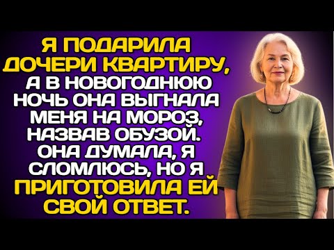 Видео: Дочь выгнала мать на мороз, забрав квартиру. Расплата была жестокой