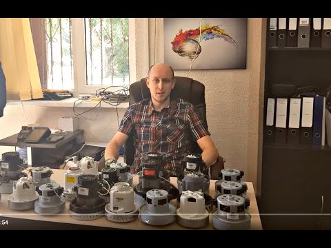 Видео: Двигатели (моторы) на пылесосы. Профессиональные и бытовые - где купить?