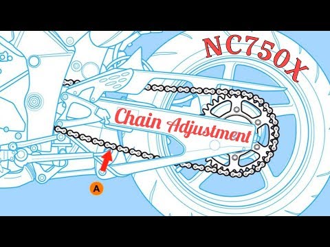 Видео: Полное руководство по регулировке приводной цепи Honda NC 750X