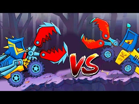 Видео: Архивер из Car Eats Car VS Архивер из Car Eats Car 3 - сравнение двух хищных машинок в мультик игре