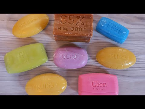 Видео: ASMR SOAP|Cutting soap|soap carving|резка мыла|асмр